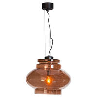 HÄNGELEUCHTE Dolores 50/150 cm   - Cognac, KONVENTIONELL, Glas (50/150cm) - By Rydéns