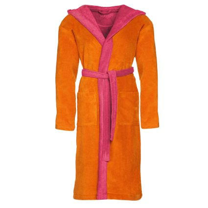 BADEMANTEL Poppy XS Unisex  - Orange, Basics, Textil (XSnull) - Vossen