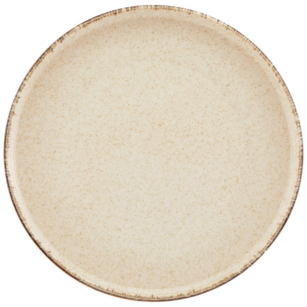 Speiseteller Porzellan Rund, Beige Sonora Ca. 27 Cm