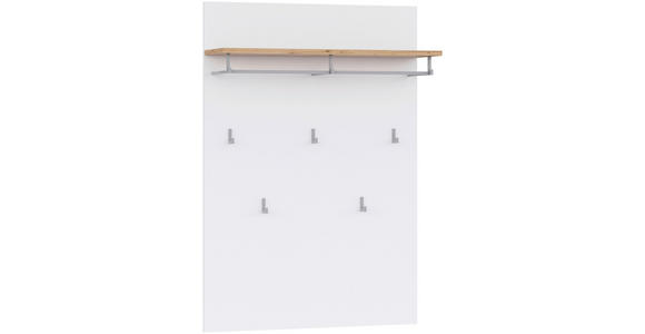 GARDEROBE  in 263,5/193/41,4 cm  - Weiß/Eiche Artisan, MODERN, Holzwerkstoff (263,5/193/41,4cm) - Carryhome