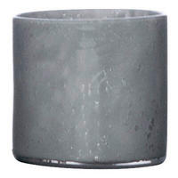 VASE  - Grau, Basics, Glas (12/12cm)