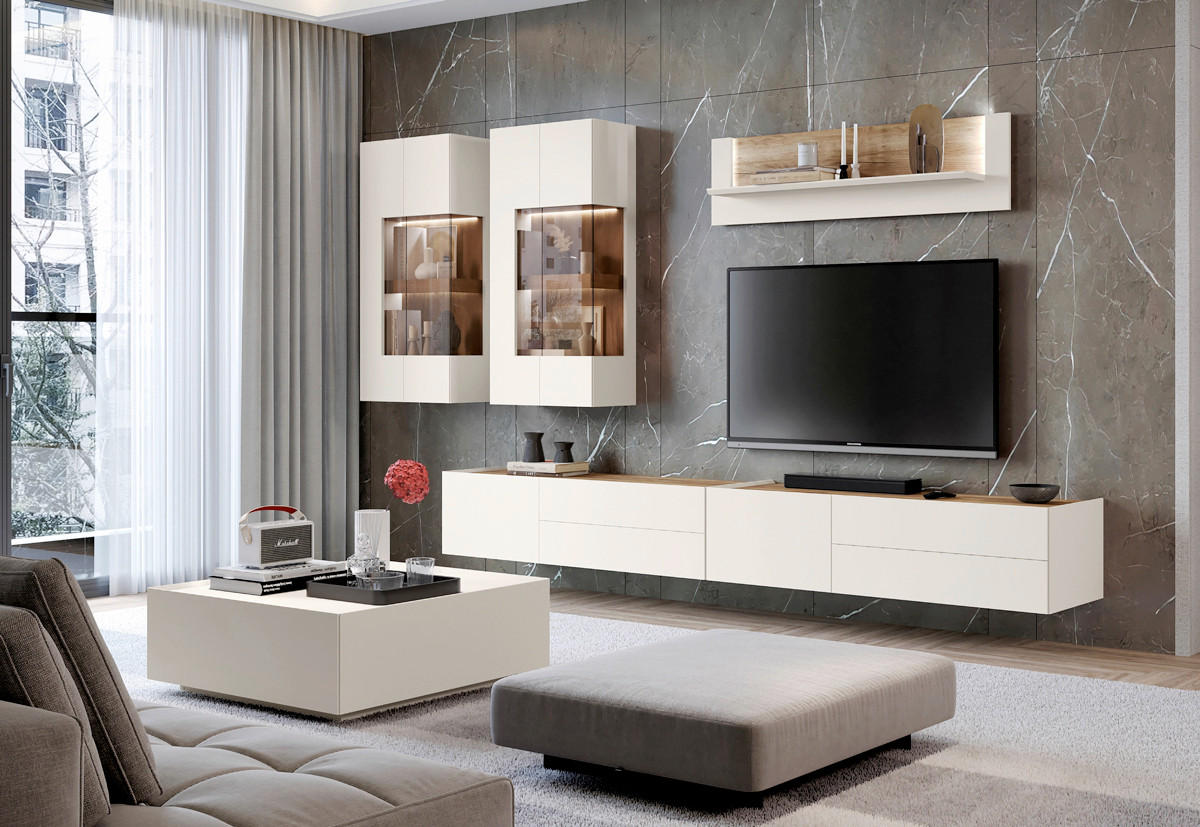 TV KOMODA kašmir  - kašmir, Dizajnerski, metal/pločasti materijal (90/56/47cm) - Voleo