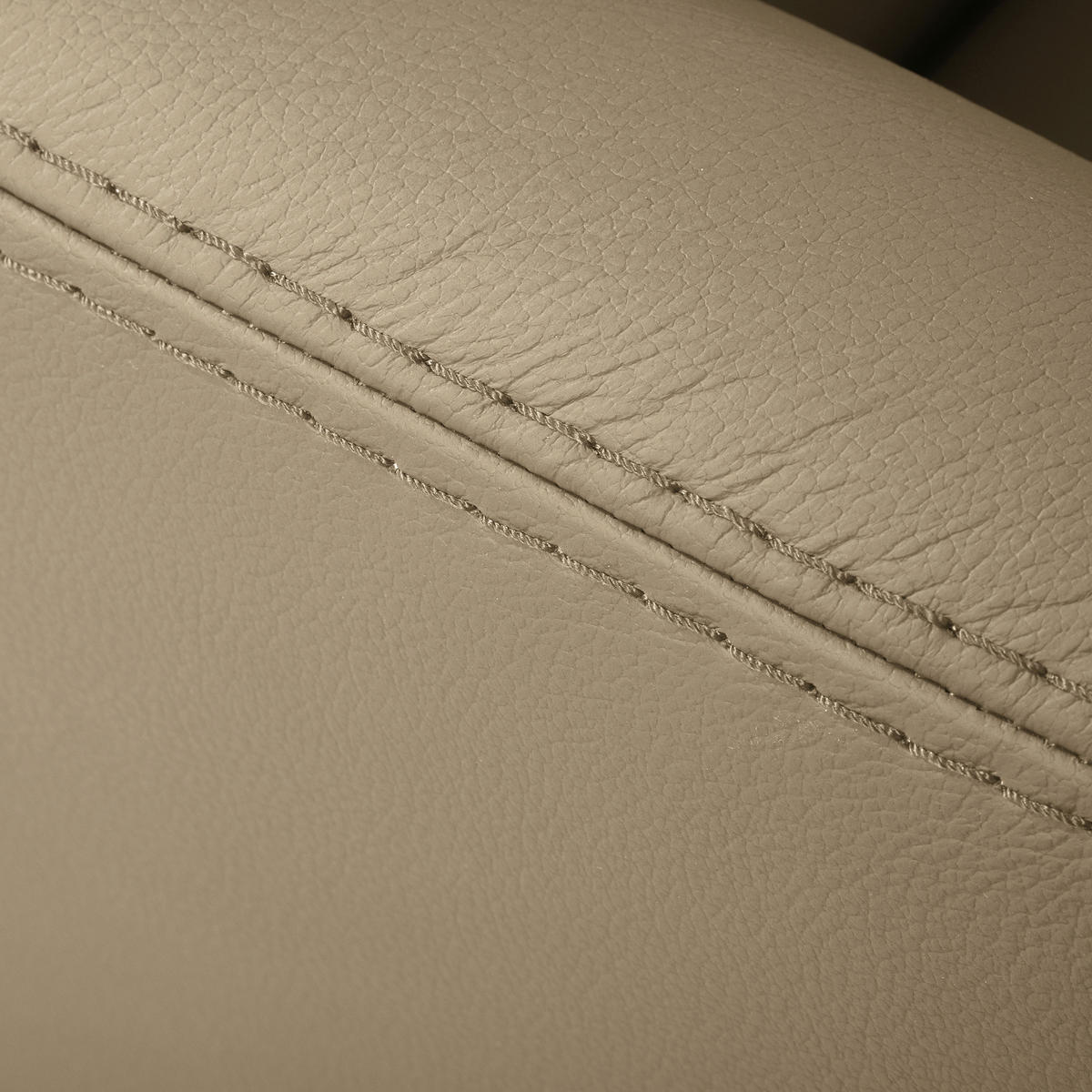 SESSEL in Echtleder Hellgrau  - Hellgrau/Schwarz, Design, Leder/Metall (67/87/74cm) - Livetastic