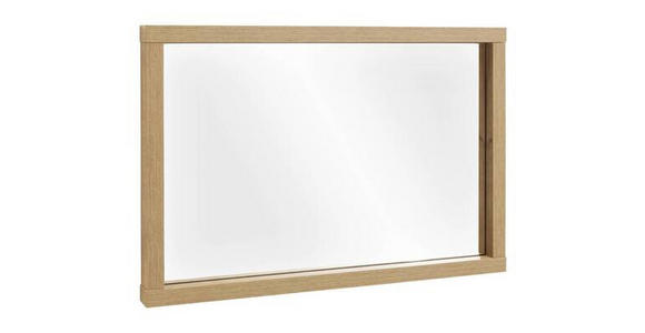 SPIEGEL 90/60/6 cm    - Eichefarben, MODERN, Glas/Holzwerkstoff (90/60/6cm) - Carryhome