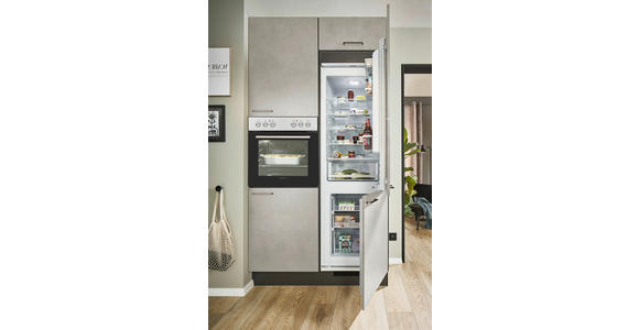 ECKKÜCHE 220/120 cm  in Graphitfarben, Schwarz, Sandfarben  - Sandfarben/Schwarz, Design, Holzwerkstoff/Metall (220/120cm) - Xora