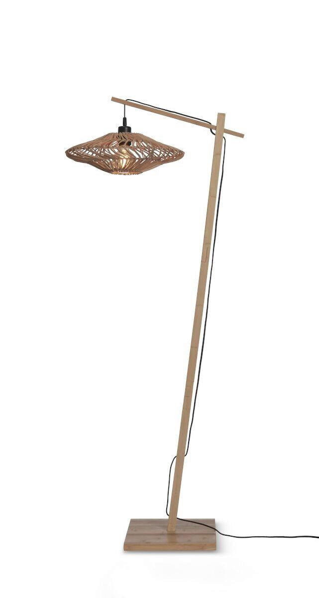 GOLVLAMPA GOOD&MOJO  63/40/150 cm    - naturfärgad, Trend, naturmaterial (63/40/150cm) - Good & Mojo