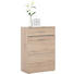 SCHUHSCHRANK Eichefarben - Eichefarben/Silberfarben, KONVENTIONELL, Holzwerkstoff/Kunststoff (65/101/36cm) - Boxxx SCHUHSCHRANK Eichefarben - Eichefarben/Silberfarben, KONVENTIONELL, Holzwerkstoff/Kunststoff (65/101/36cm) - Boxxx