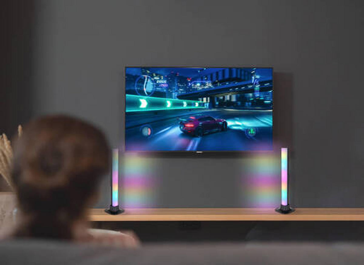 NAMIZNA LED-SVETILKA     3/3/32,5 cm          - črna/opal, Design, umetna masa (3/3/32,5cm) - Globo