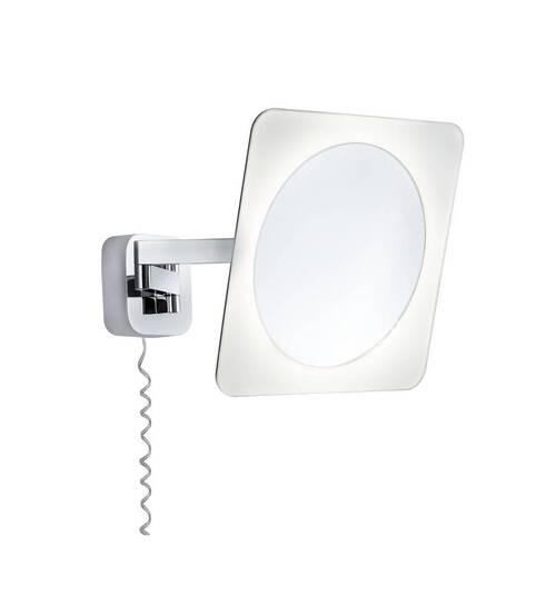 LED-WANDLEUCHTE   - Chromfarben/Weiß, Basics, Metall (23/23cm) - Paulmann