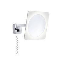 LED-WANDLEUCHTE   - Chromfarben/Weiß, Basics, Metall (23/23cm) - Paulmann