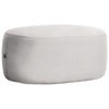 HOCKER in Textil Altrosa  - Schwarz/Altrosa, MODERN, Kunststoff/Textil (88/43/66cm) - Hom`in