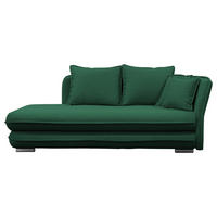LIEGE Flachgewebe Grün  - Silberfarben/Grün, Design, Kunststoff/Textil (224/84/99/107cm) - MID.YOU