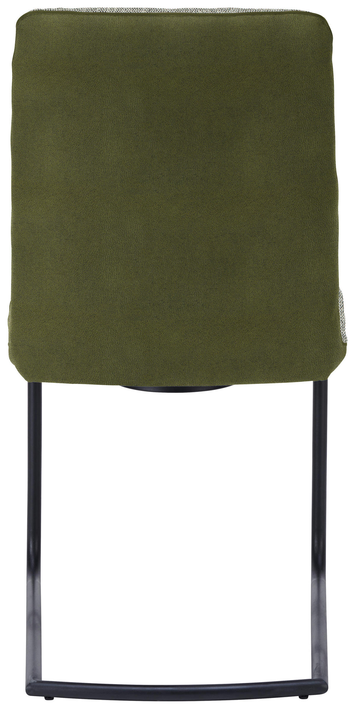 SCHWINGSTUHL  in Stahl Flachgewebe  - Schwarz/Grün, Design, Textil/Metall (48/91/62cm) - Dieter Knoll