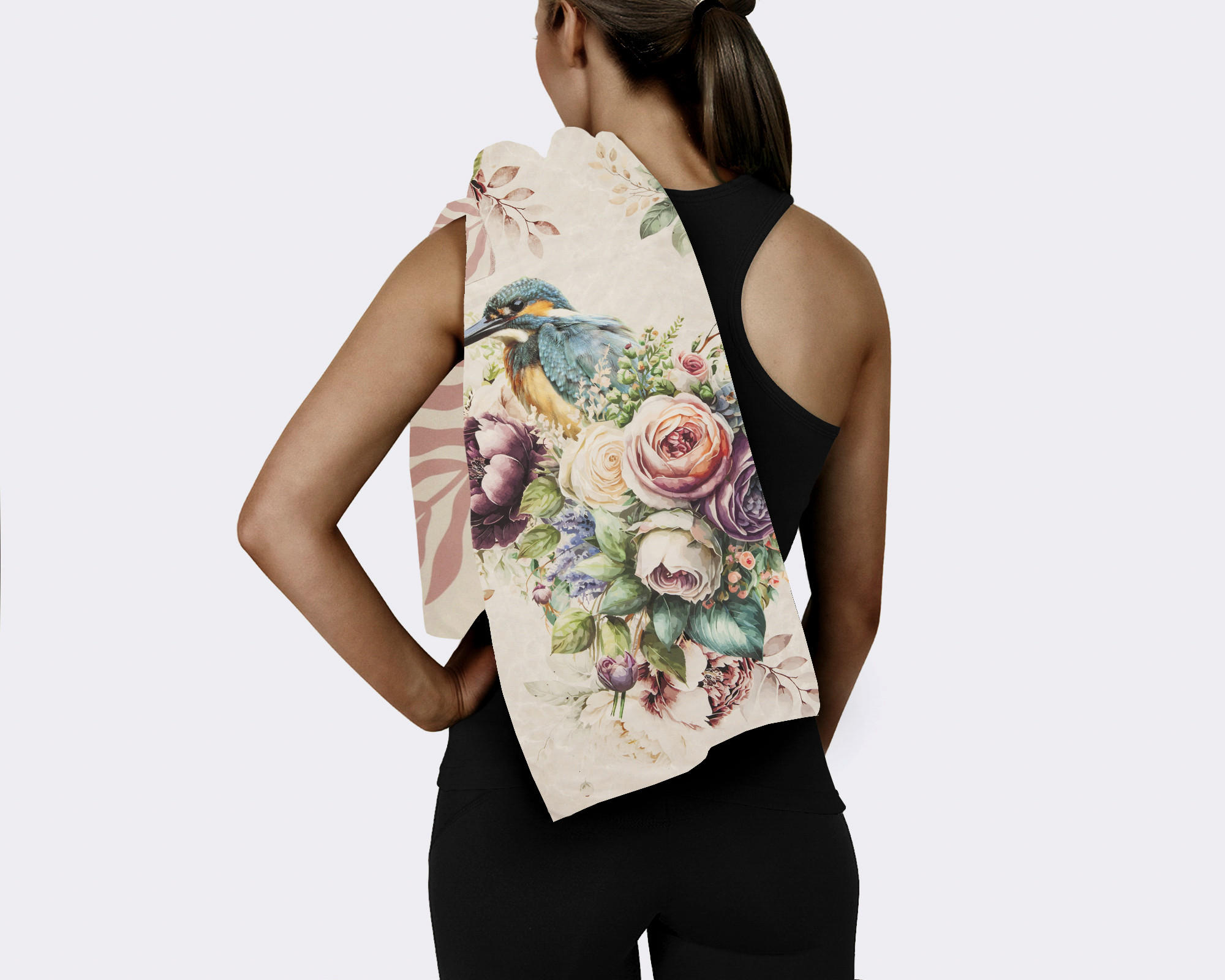 SPORTHANDTUCH 50/100 cm Descanso Multicolor, Sandfarben, Beige  - Sandfarben/Beige, Design, Textil (50/100cm)
