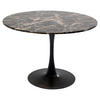 ESSTISCH in Holzwerkstoff 110/110/72 cm  - Schwarz/Braun, Design, Holzwerkstoff/Metall (110/110/72cm) - Kare-Design