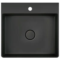 WASCHBECKEN 50/11/47,3 cm  - Schwarz, Basics, Keramik (50/11/47,3cm) - Systemceram