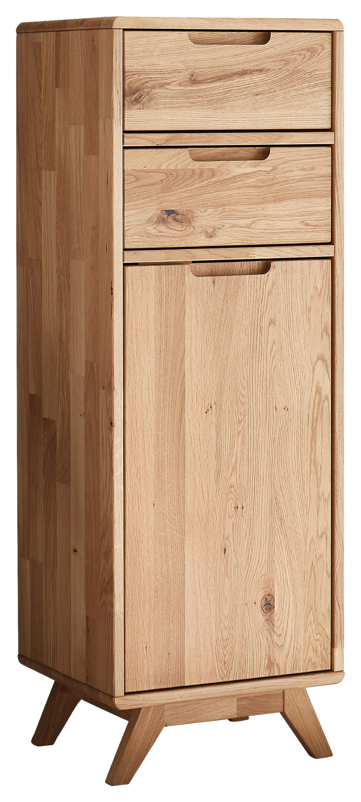 MIDISCHRANK 40/115/35 cm  - Wildeiche, Basics, Holz (40/115/35cm) - Linea Natura