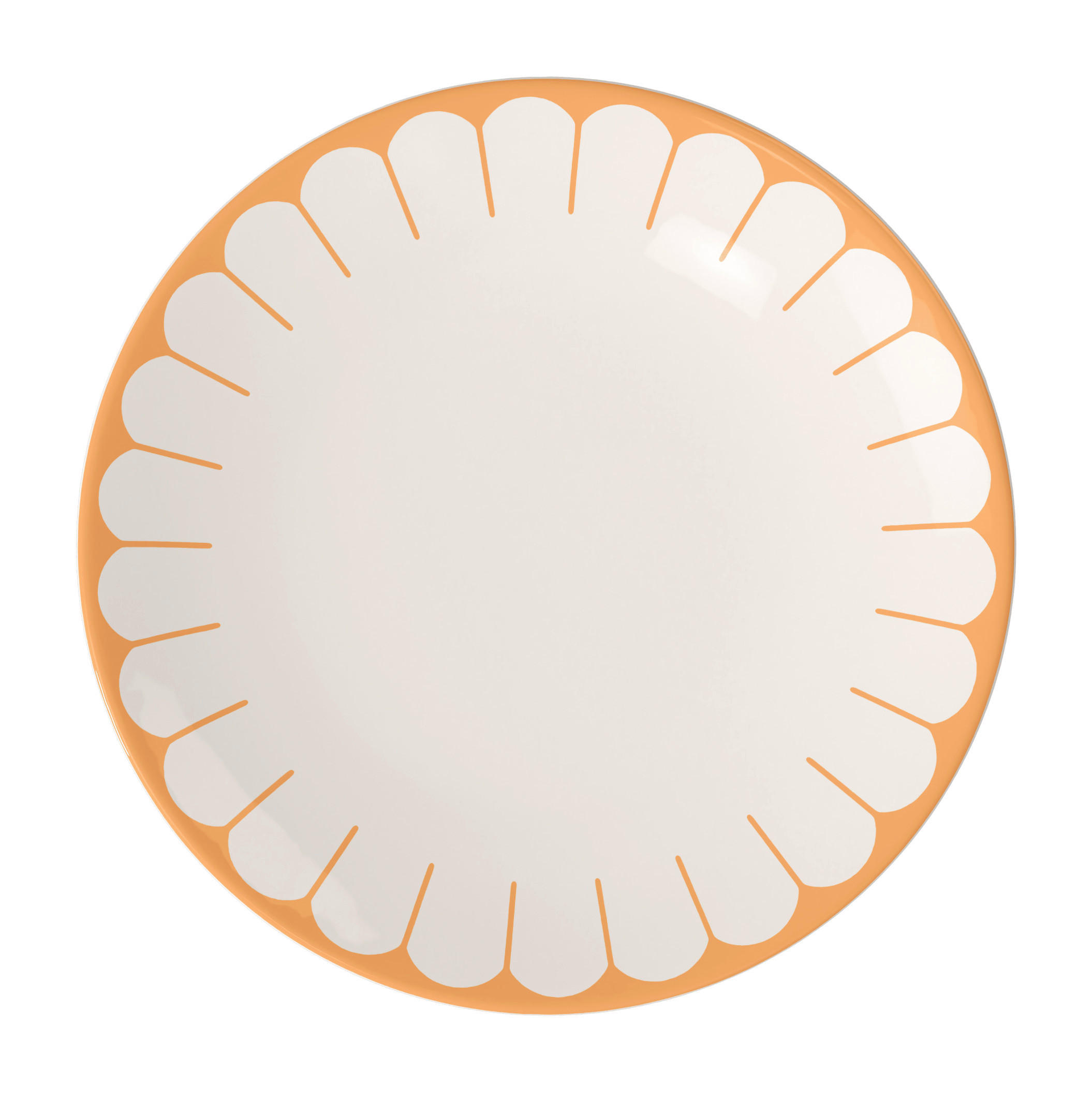 SPEISETELLER Weiß, Dunkelgelb 26,5/2,5 cm Fleur Soleil  - Dunkelgelb/Weiß, MODERN, Keramik (26,5/2,5cm) - Villeroy & Boch