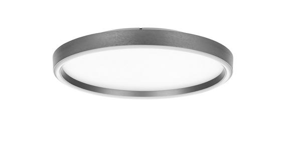 LED-DECKENLEUCHTE 39/5,5 cm - Alufarben, Basics, Metall (39/5,5cm) - Novel