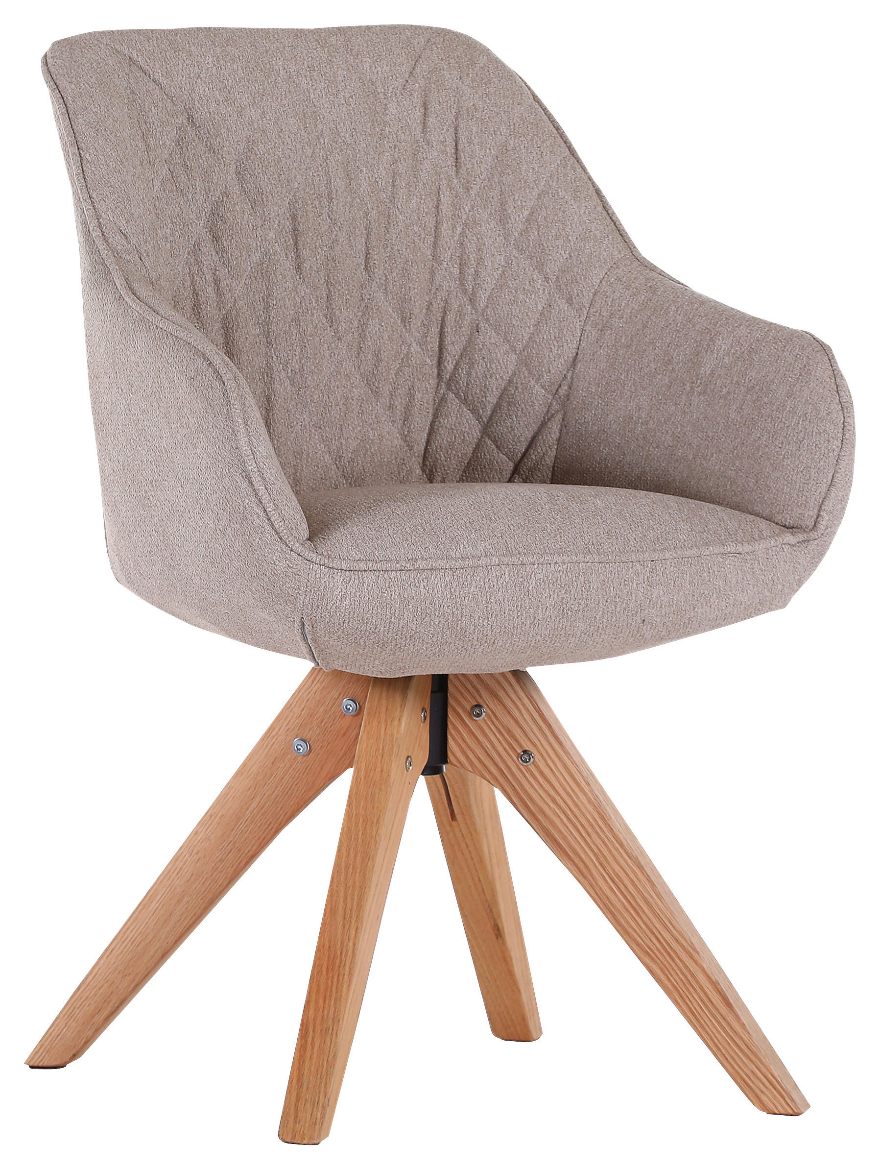 ŽIDLE S PODRUČKAMI, plochá tkanina, jílová barva - přírodní barvy/jílová barva, Lifestyle, dřevo/textil (60/83/65cm) - Landscape
