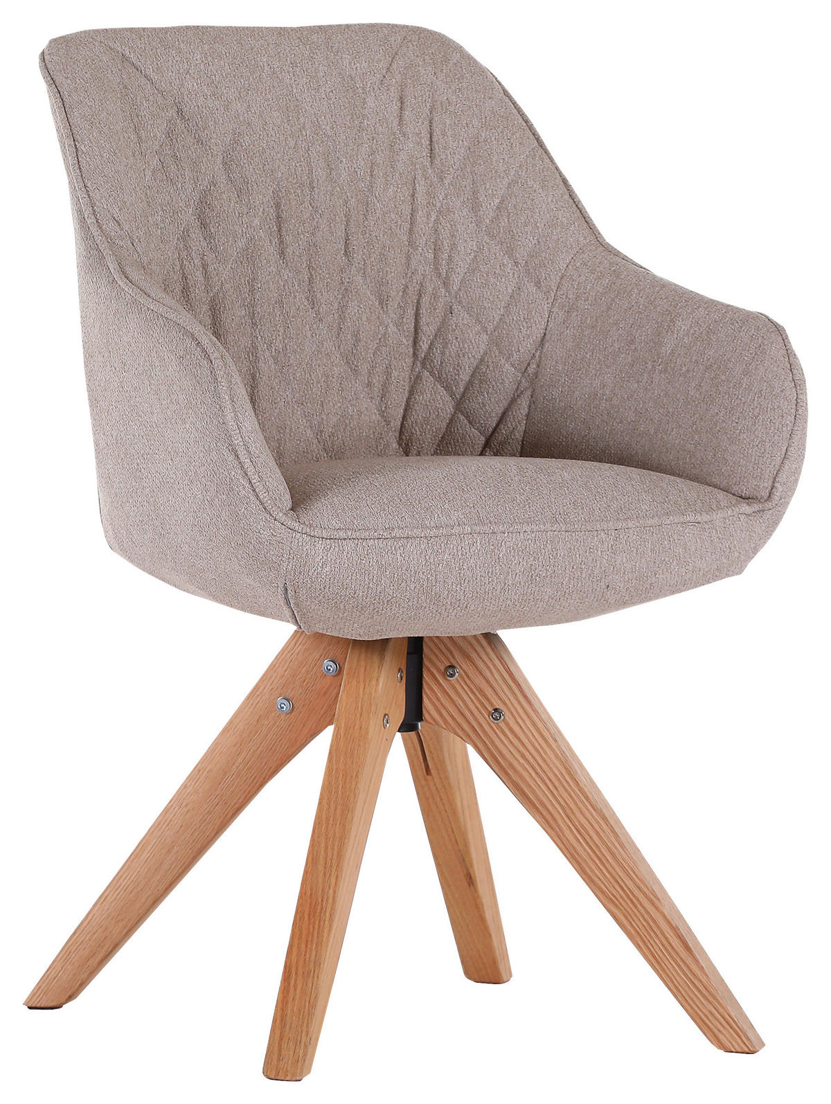 ŽIDLE S PODRUČKAMI, plochá tkanina, jílová barva - přírodní barvy/jílová barva, Lifestyle, dřevo/textil (60/83/65cm) - Landscape