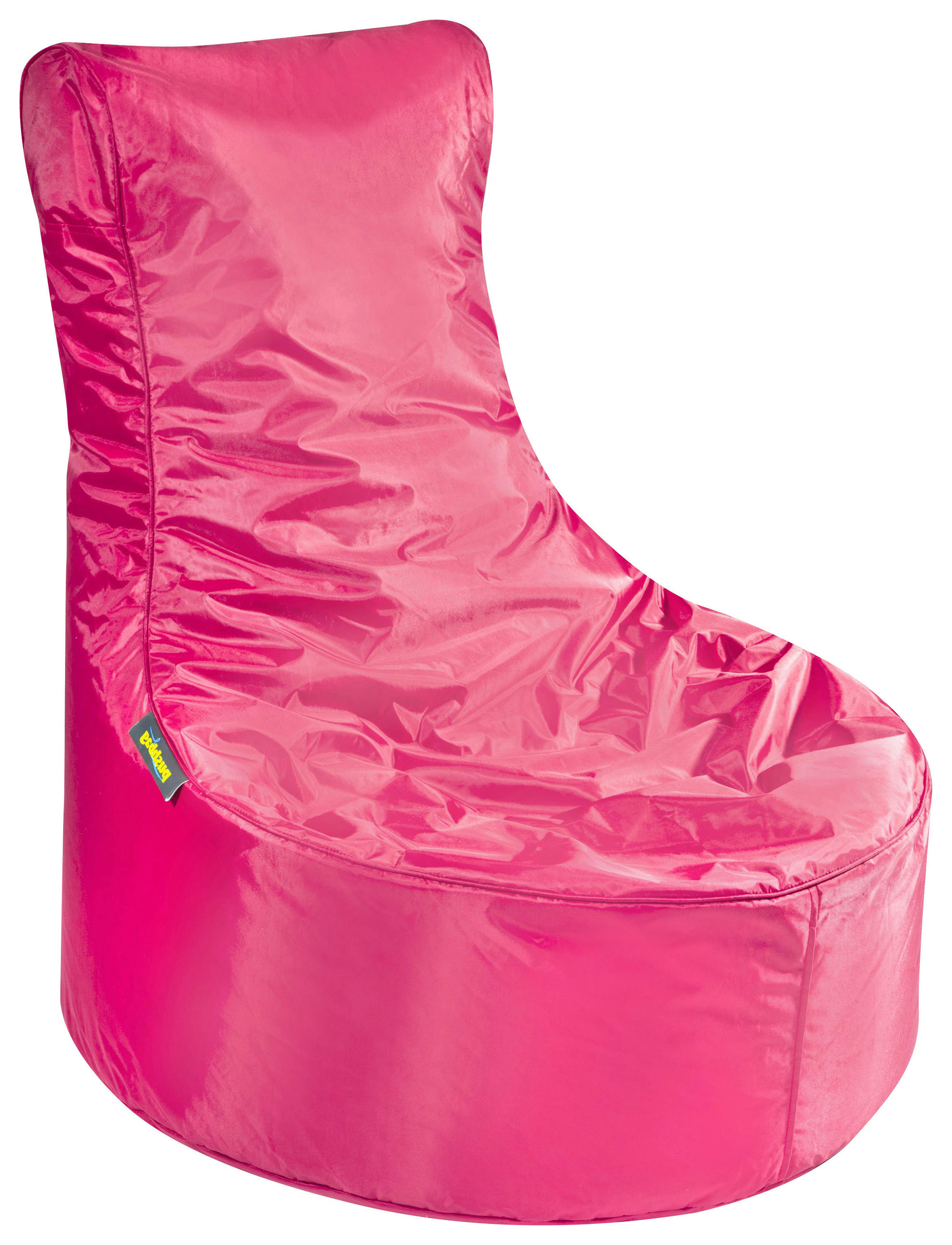 SITZSACK Uni - Dunkelrosa, Basics, Kunststoff (70/90/80cm) - MID.YOU