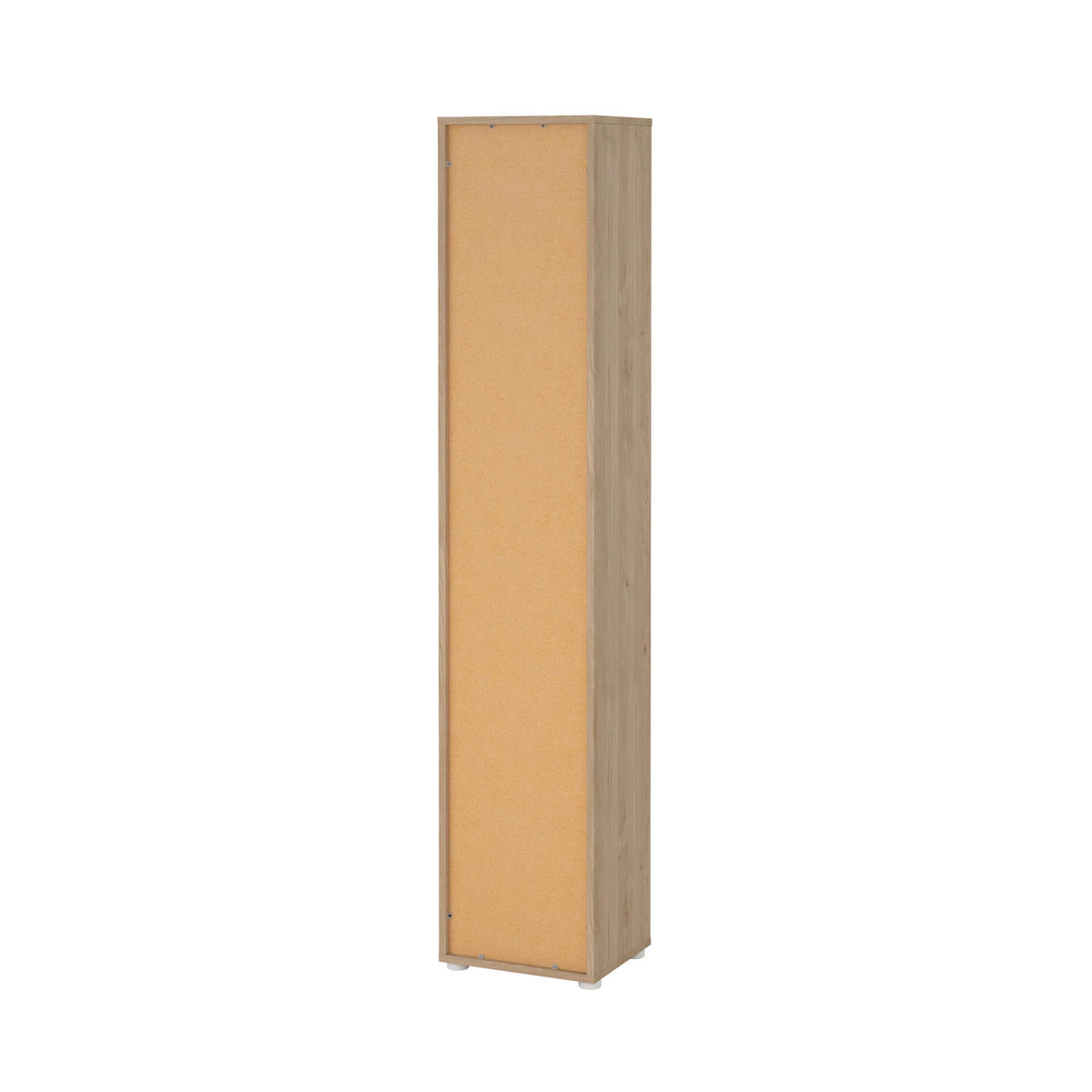 REGAL 40,8/204,7/34,3 cm bela, barve hrasta  - barve hrasta/bela, Moderno, leseni material (40,8/204,7/34,3cm) - MID.YOU