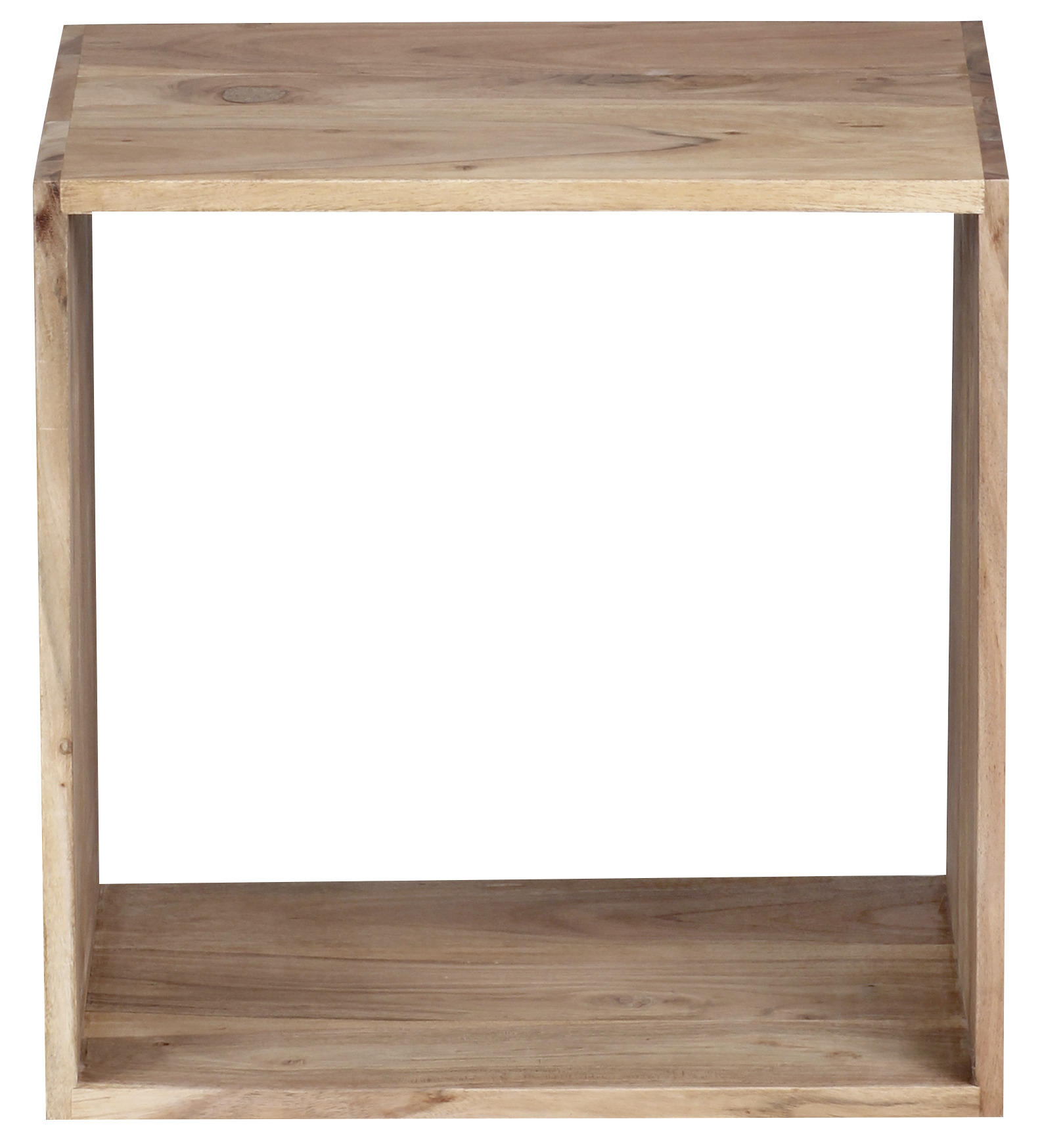 REGAL Akazie massiv Akaziefarben  - Akaziefarben, MODERN, Holz (43,5/43,5/33cm) - MID.YOU