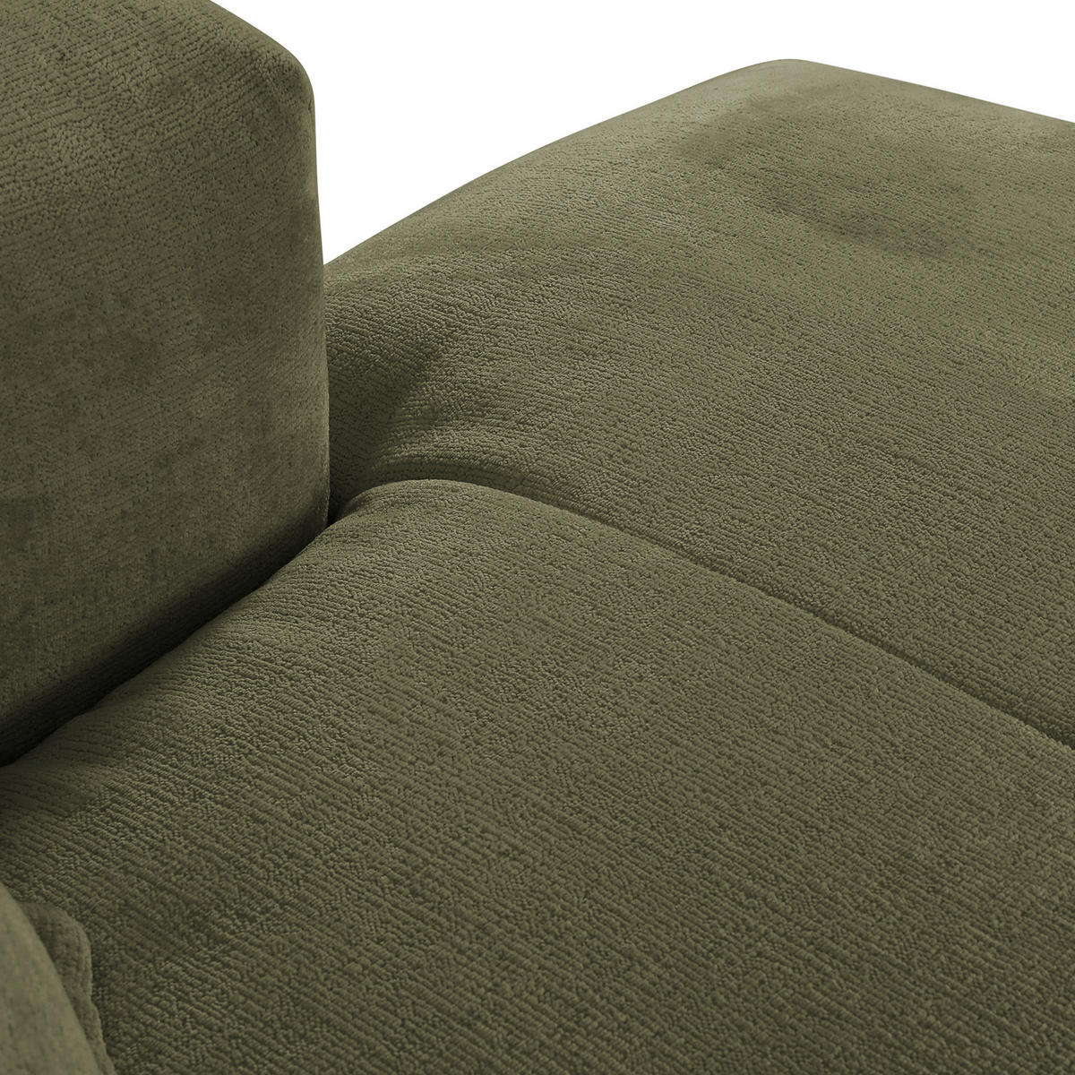 HÖRNSOFFA i chenille skogsgrön  - skogsgrön/svart, Design, textil/plast (280/175cm) - MID.YOU