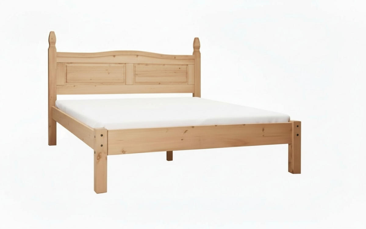 SÄNG 180/200 cm  i naturfärgad, honung   - honung/naturfärgad, Natur, trä (180/200cm) - Livetastic