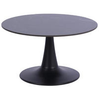 KONFERENČNÍ STOLEK, černá, kov, keramika, 70/70/40 cm - černá, Basics, kov/keramika (70/70/40cm) - Stylife