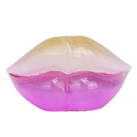 SKULPTUR - Klar/Pink, Trend, Kunststoff (17/6,5/9,5cm) - Ambia Home