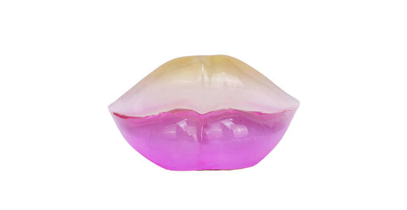 SKULPTUR - Klar/Pink, Trend, Kunststoff (17/6,5/9,5cm) - Ambia Home