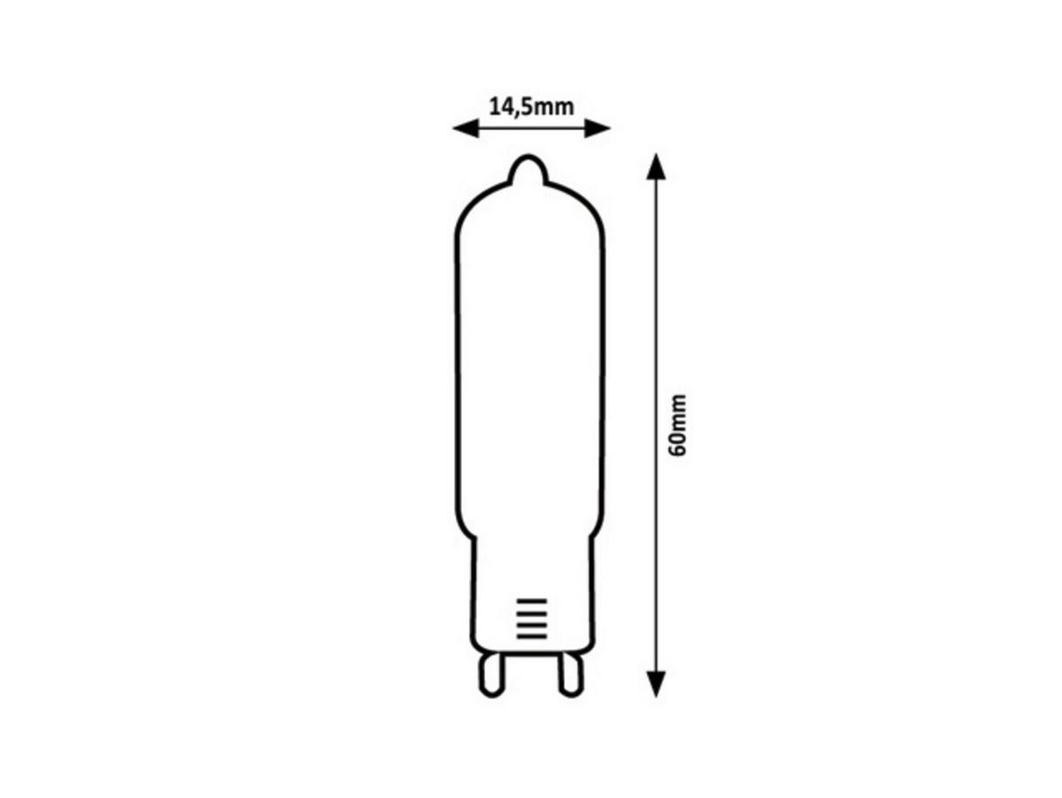 LED-SIJALKA S SVETILNO NITKO   //// - prozorno, Basics, steklo (1.45/6cm)