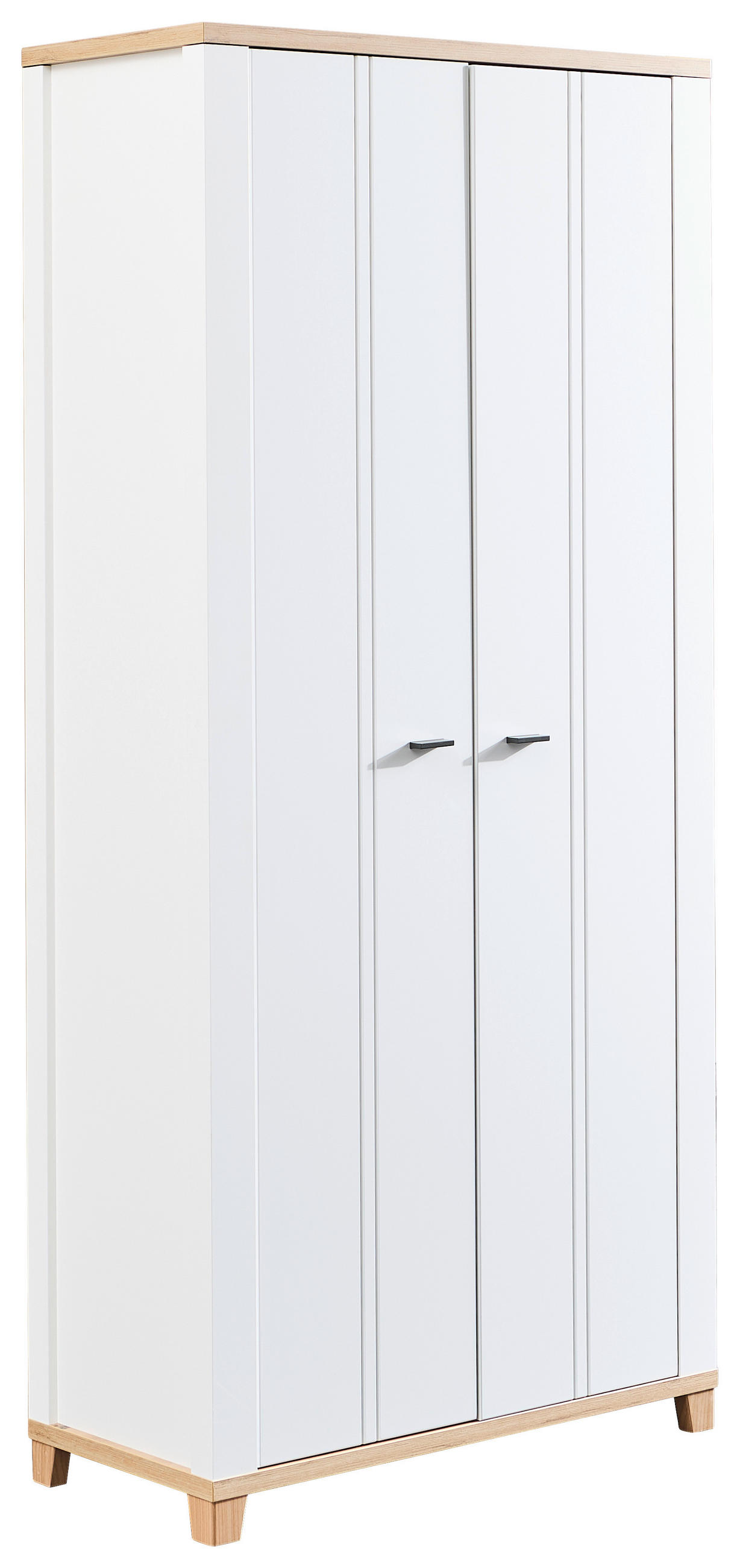 AKTENSCHRANK Weiß, Eiche Artisan  - Weiß/Eiche Artisan, KONVENTIONELL, Holzwerkstoff (93/196/44cm) - Hom`in