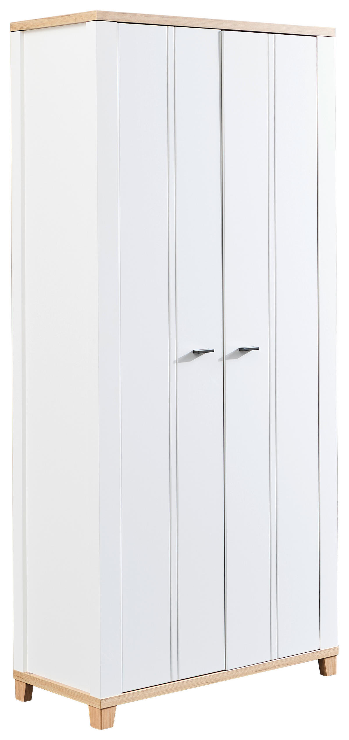 AKTENSCHRANK Weiß, Eiche Artisan  - Weiß/Eiche Artisan, KONVENTIONELL, Holzwerkstoff (93/196/44cm) - Hom`in