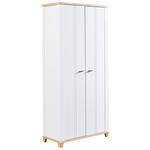 AKTENSCHRANK Weiß, Eiche Artisan  - Weiß/Eiche Artisan, KONVENTIONELL, Holzwerkstoff (93/196/44cm) - Hom`in