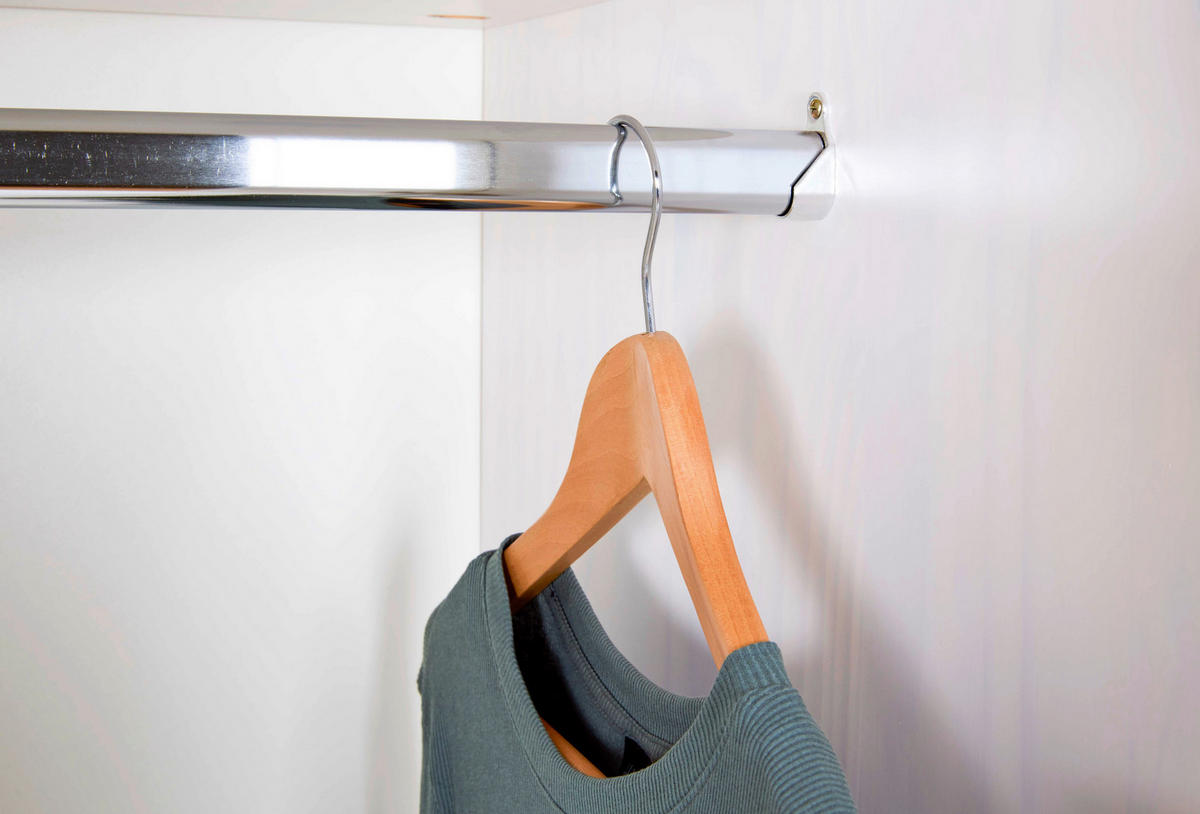 ORMAR ZA ODJEĆU bijela, hrast Artisan   - bijela/hrast Artisan, Moderno, staklo/drvni materijal (215/208/64cm) - Landscape