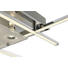 LED-DECKENLEUCHTE - Chromfarben, Design, Glas/Metall (68/7/68cm) - Novel
