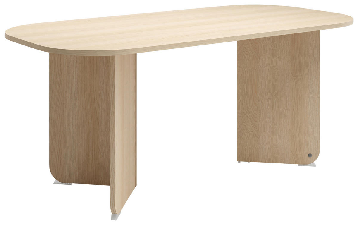 ESSTISCH bootsförmig Hellbraun  - Hellbraun, Natur, Holzwerkstoff (180/90/76cm) - Tom Tailor