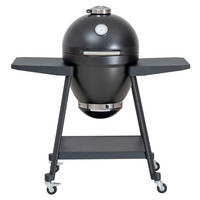 HOLZKOHLEGRILL  Schwarz  - Schwarz, Basics, Metall (115/118/65cm) - Modante