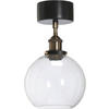DECKENLEUCHTE PR Home OMEGA 20/36 cm   - Klar/Messingfarben, Design, Glas (20/36cm)