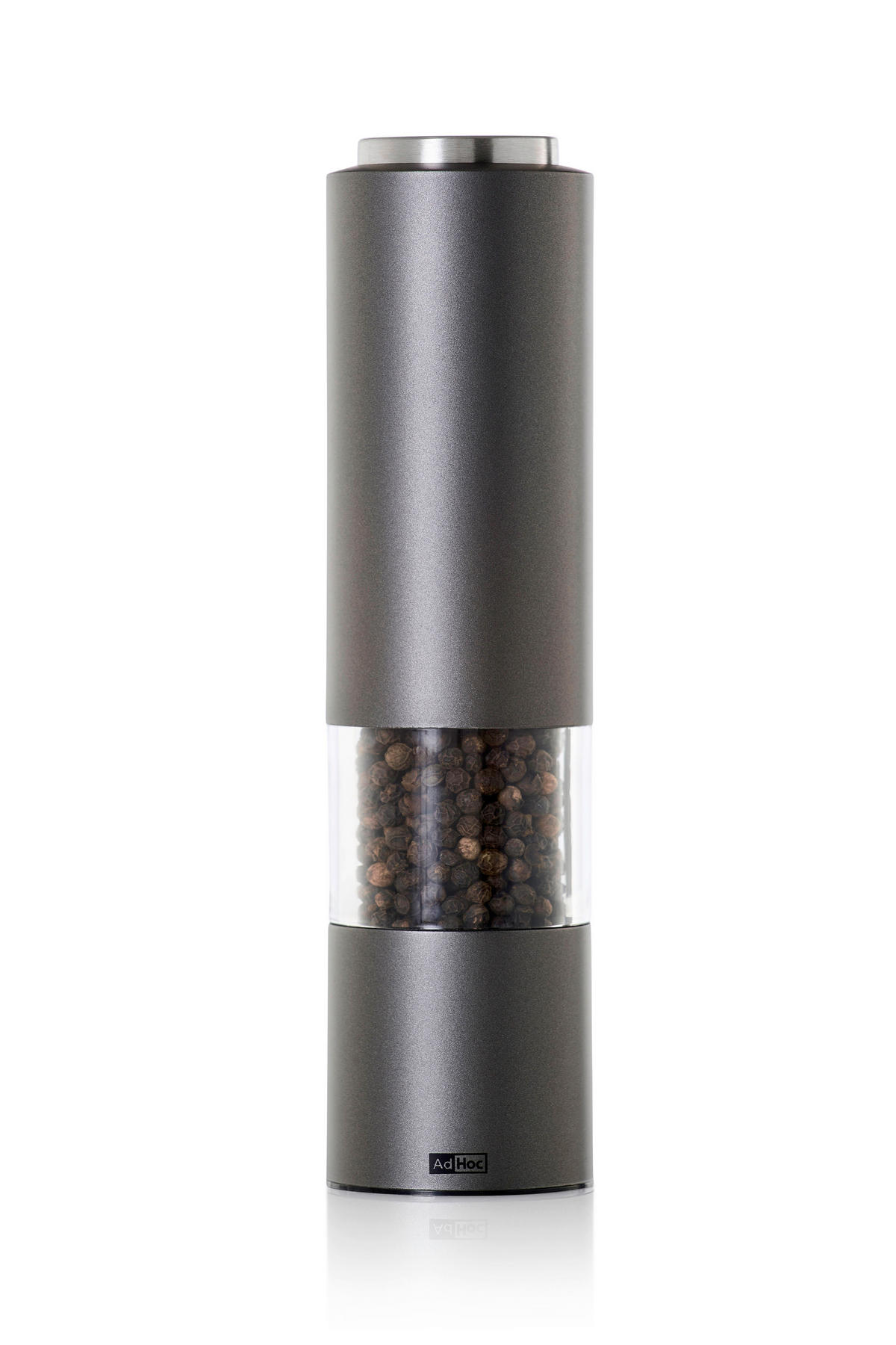 SALZ- ODER PFEFFERMÜHLE EMILL  - Dunkelgrau, Design, Keramik/Kunststoff (5/21,5cm) - AdHoc