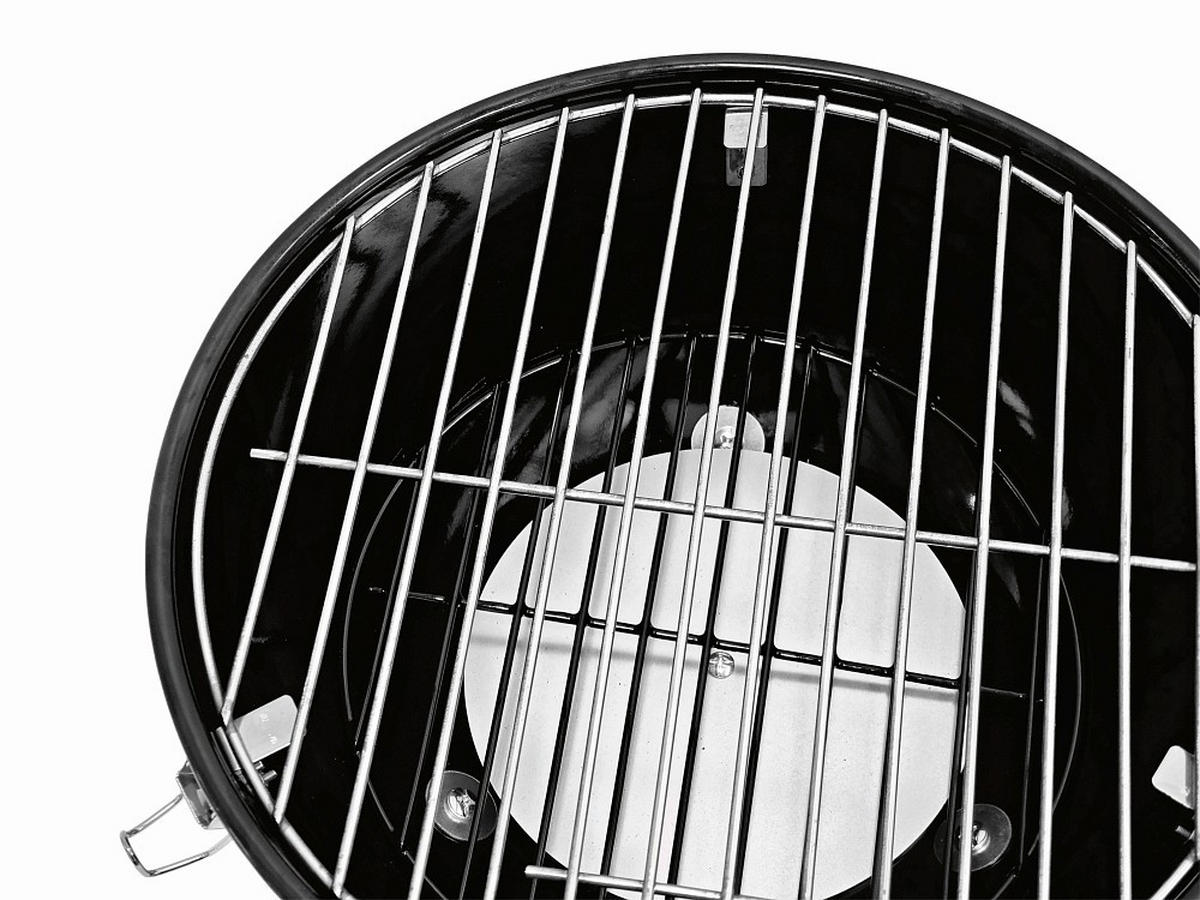 KUGELGRILL  Schwarz  - Schwarz, Basics, Kunststoff/Metall (37/46/37cm) - Landmann