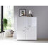 HIGHBOARD - Weiß/Grau, MODERN, Holzwerkstoff/Metall (105,1/124,4/37,2cm) - Stylife HIGHBOARD - Weiß/Grau, MODERN, Holzwerkstoff/Metall (105,1/124,4/37,2cm) - Stylife