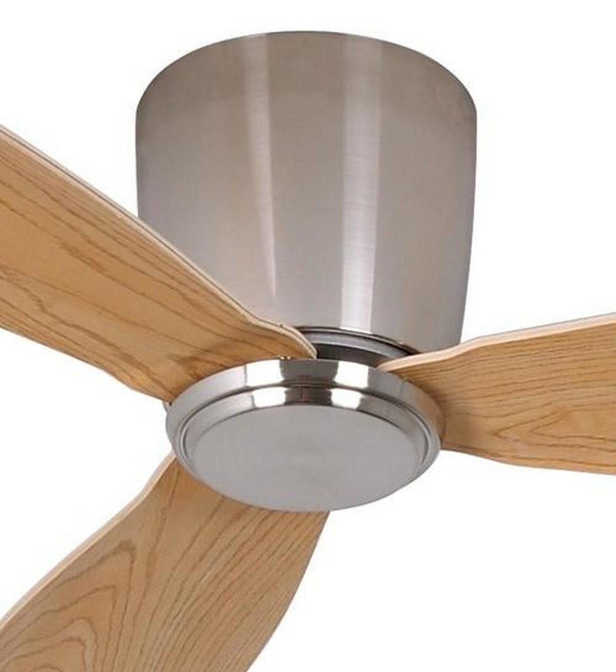 DECKENVENTILATOR  132/19 cm    - Chromfarben/Teakfarben, Basics, Holzwerkstoff/Kunststoff (132/19cm)