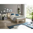 BETT 90/200 cm  in Sonoma Eiche  - Sonoma Eiche, KONVENTIONELL, Holzwerkstoff (90/200cm) - Carryhome