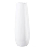 VÁZA, keramika, 32 cm - biela, Konventionell, keramika (8/32cm) - ASA