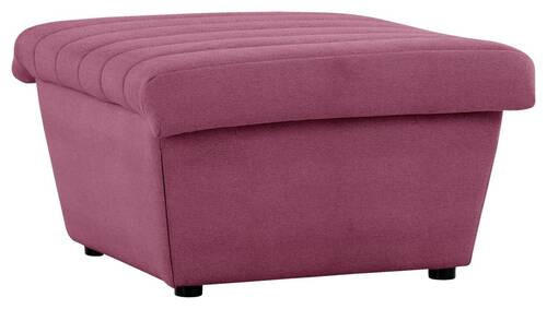 HOCKER Webstoff Weinrot  - Weinrot/Schwarz, Design, Kunststoff/Textil (74/43/85cm) - LOOKS by W.Joop