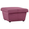 HOCKER Webstoff Weinrot  - Weinrot/Schwarz, Design, Kunststoff/Textil (74/43/85cm) - LOOKS by W.Joop